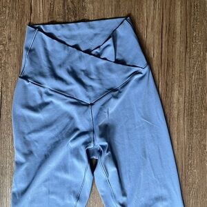 Offline by Aerie 7/8 Blue Hi Rise Crossover Leggings